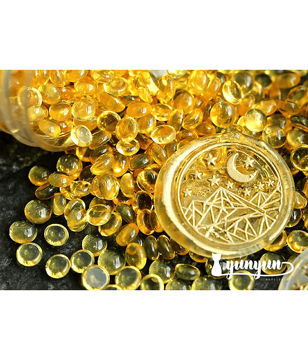 Lacre Translúcido Amarillo  - 60 grs