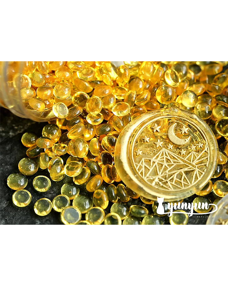 Lacre Translúcido Amarillo  - 60 grs