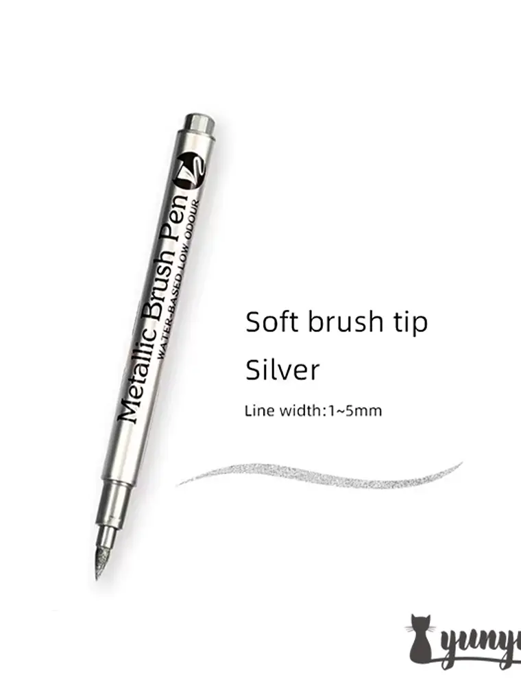 Plumón Metallic Punta Brush  - 1 pza 3