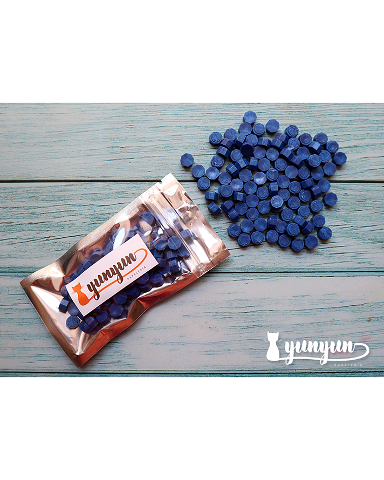 Lacre Azul Perlado - 1000 pzas