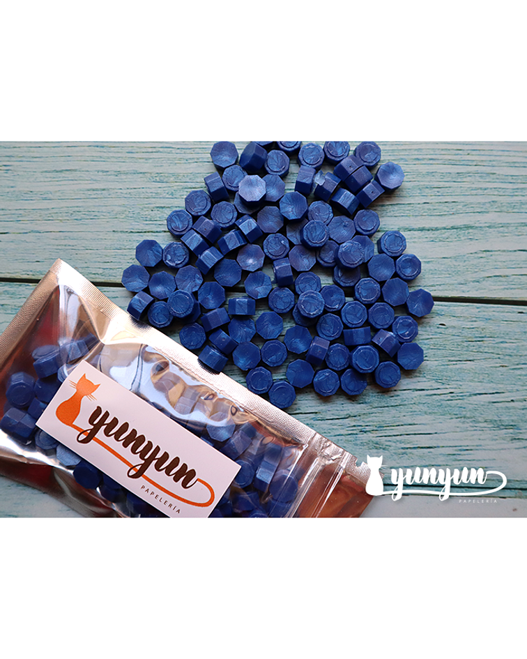 Lacre Azul Perlado - 1000 pzas