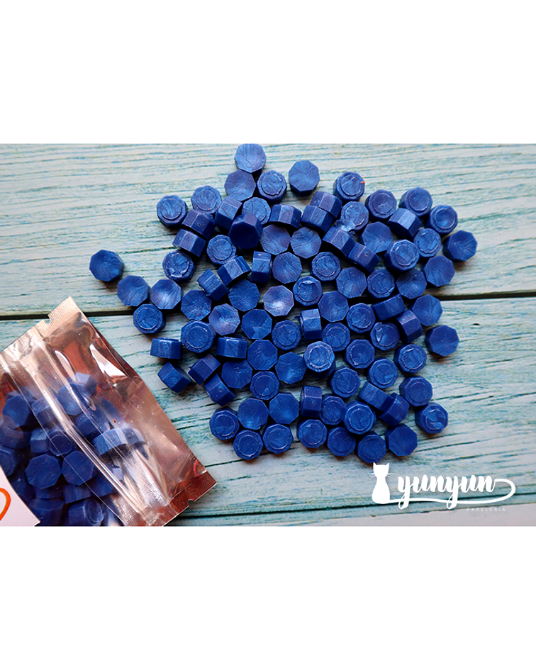 Lacre Azul Perlado - 1000 pzas