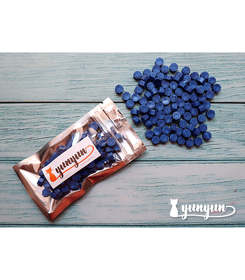 Lacre Azul Perlado - 100 pzas