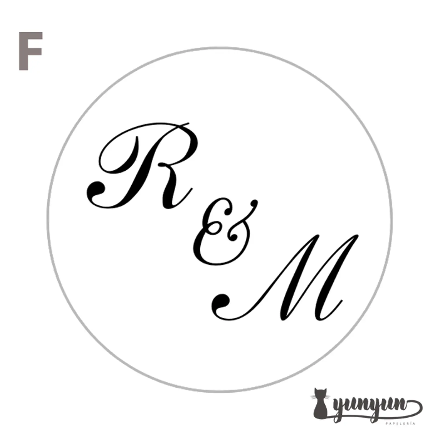 Sellos para lacre INICIALES - 3cm 6