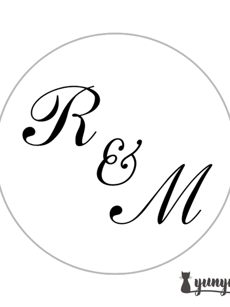 Sellos para lacre INICIALES - 3cm 6