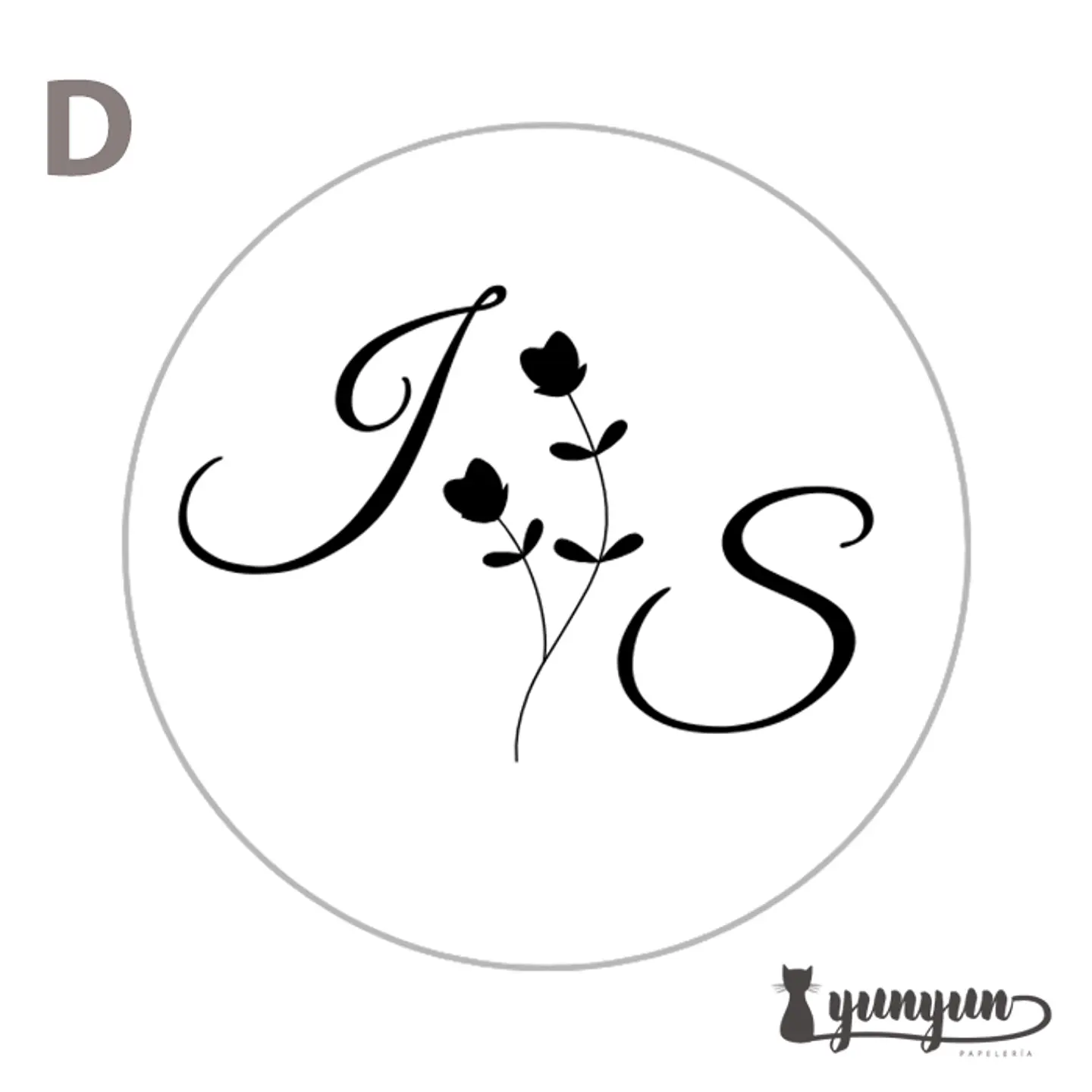 Sellos para lacre INICIALES - 3cm 4