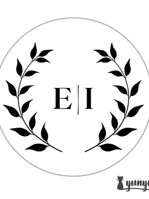 Sellos para lacre INICIALES - 2.5cm