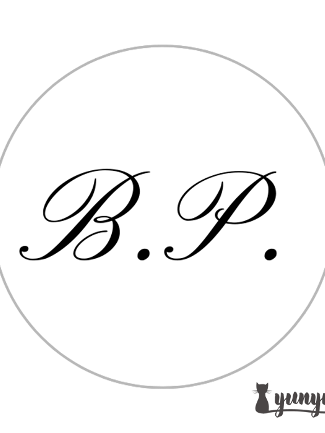 Sellos para lacre INICIALES - 2.5cm 10