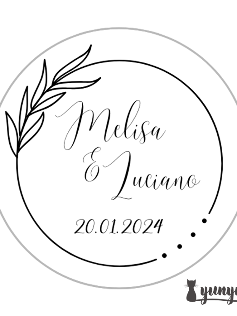 Sellos para lacre INICIALES - 2.5cm 9