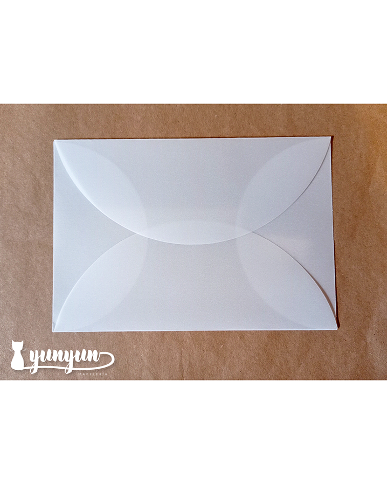Sobres Pétalo Papel Diamante 16x11cm - 50 pza