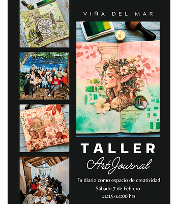 Taller Art Journal Viña del Mar - 7 de febrero