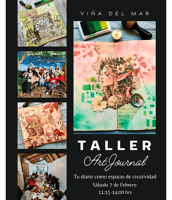 Taller Art Journal Viña del Mar - 7 de febrero