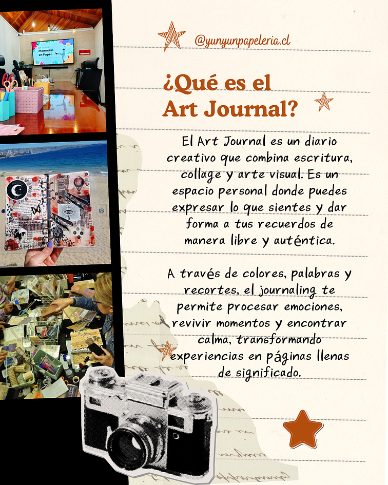 Taller Art Journal: Memorias en papel - Sábado 28 de Febrero -  Viña del Mar