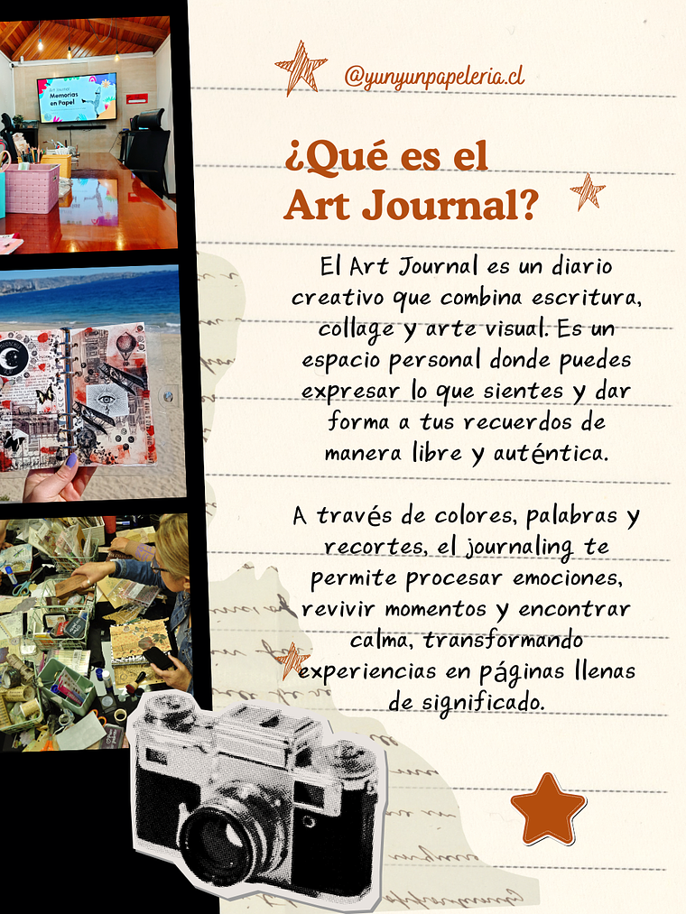Taller Art Journal: Memorias en papel - Sábado 28 de Febrero -  Viña del Mar 2