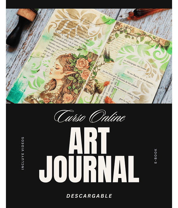 Curso Online Art Journal: Una exploración creativa a través del diseño y el color - (Descargable)