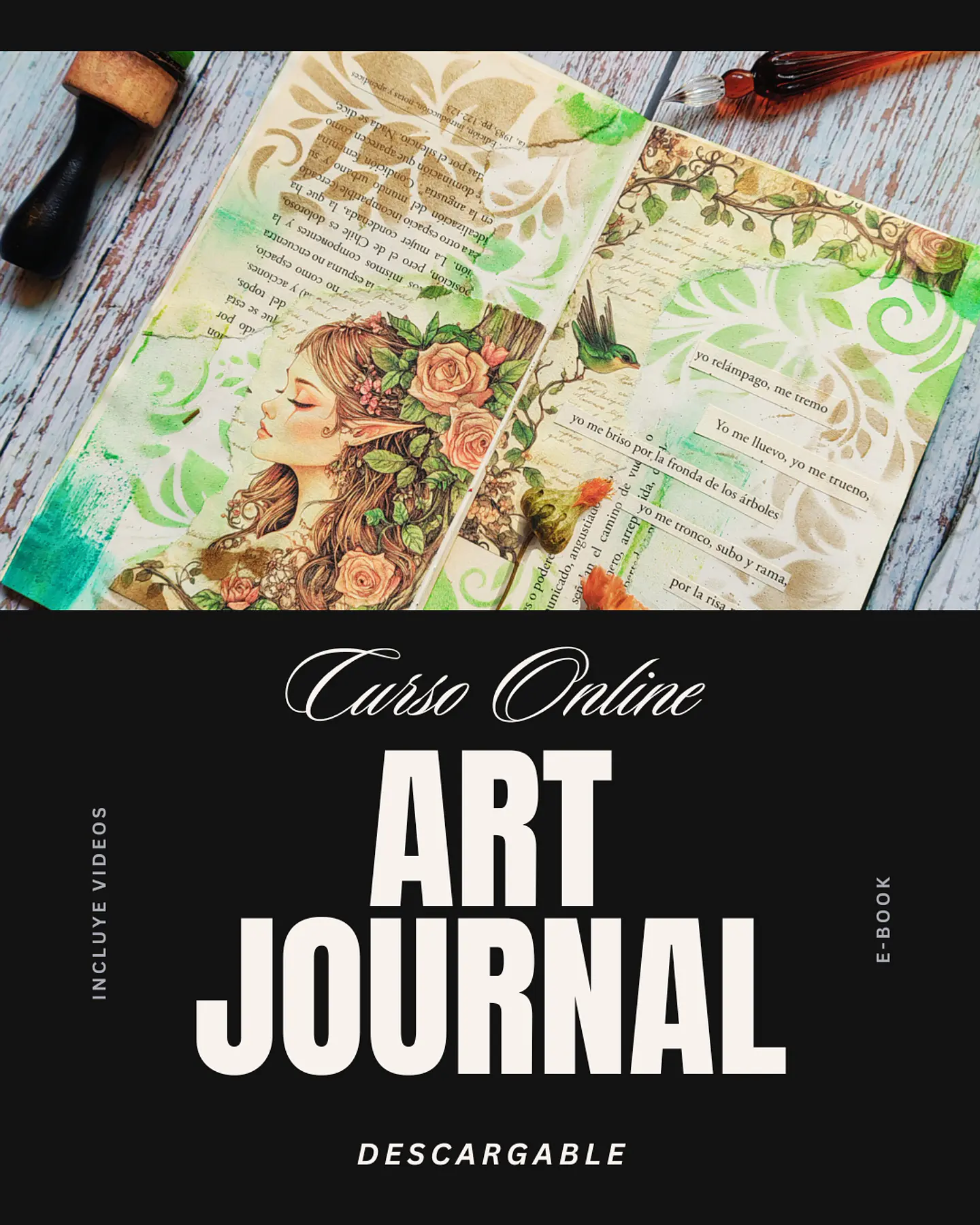 Curso Online Art Journal: Una exploración creativa a través del diseño y el color - (Descargable) 1