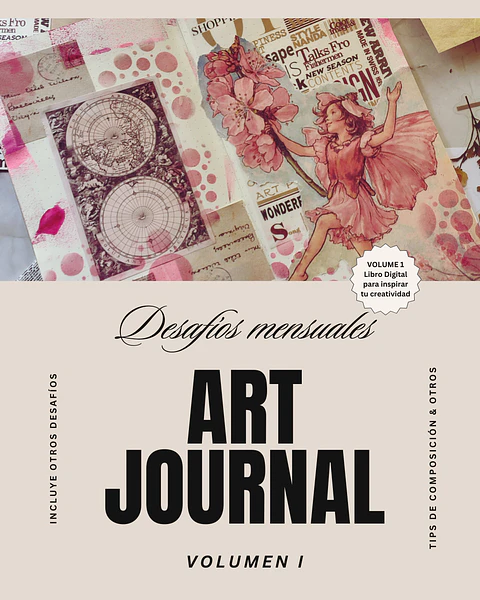 eBook: Desafios Creativos Art Journal & Otros - Volumen I