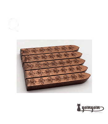 Set Barra Lacre Cobre Oscuro - 5 pza