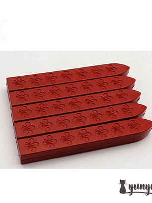 Set Barra Lacre Rojo Oscuro - 5 pza