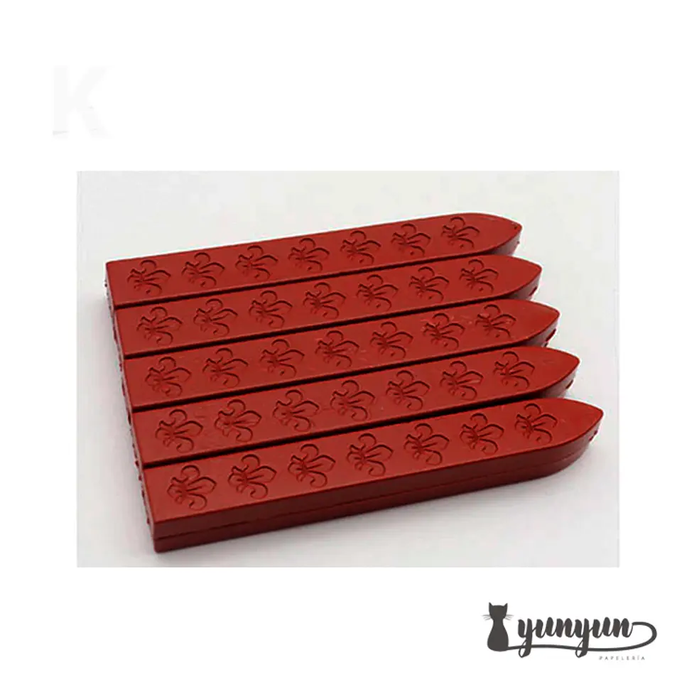 Set Barra Lacre Rojo Oscuro - 5 pza 1