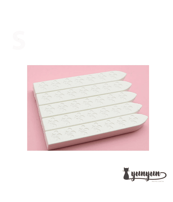 Set Barra Lacre Blanco - 5 pza