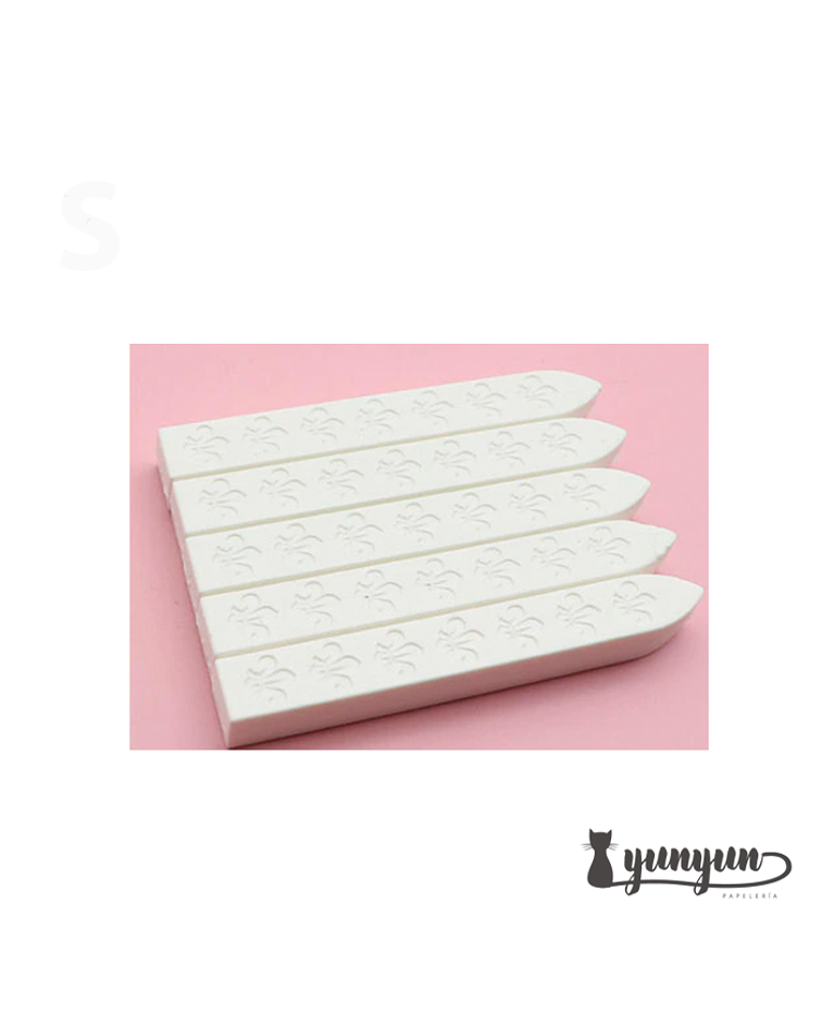 Set Barra Lacre Blanco - 5 pza