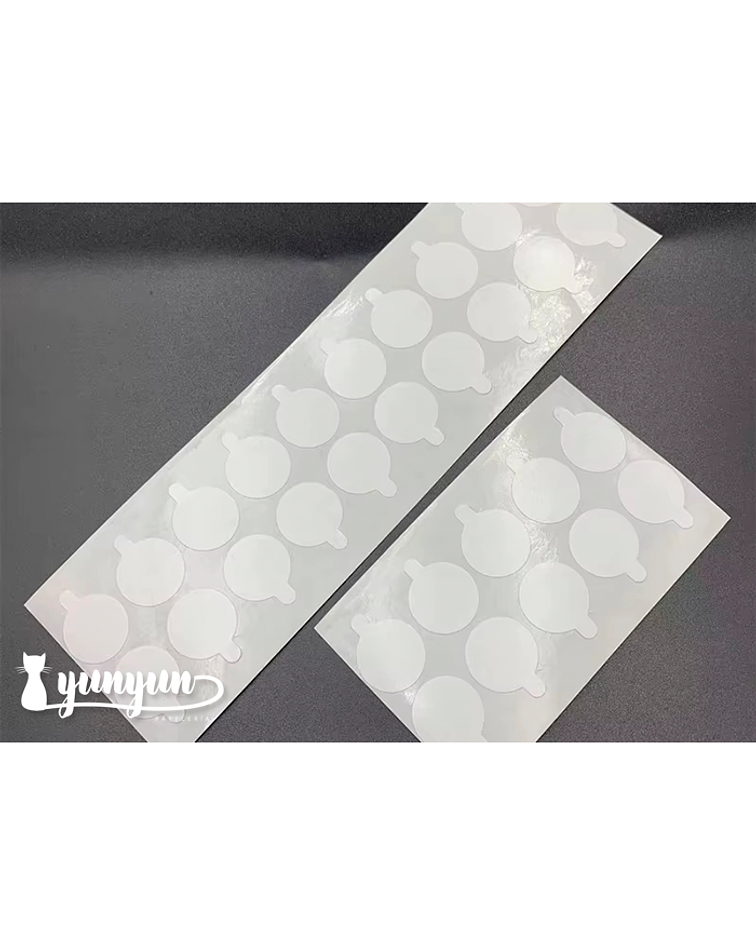 Adhesivo Circular Doble Contacto - 100 pzas