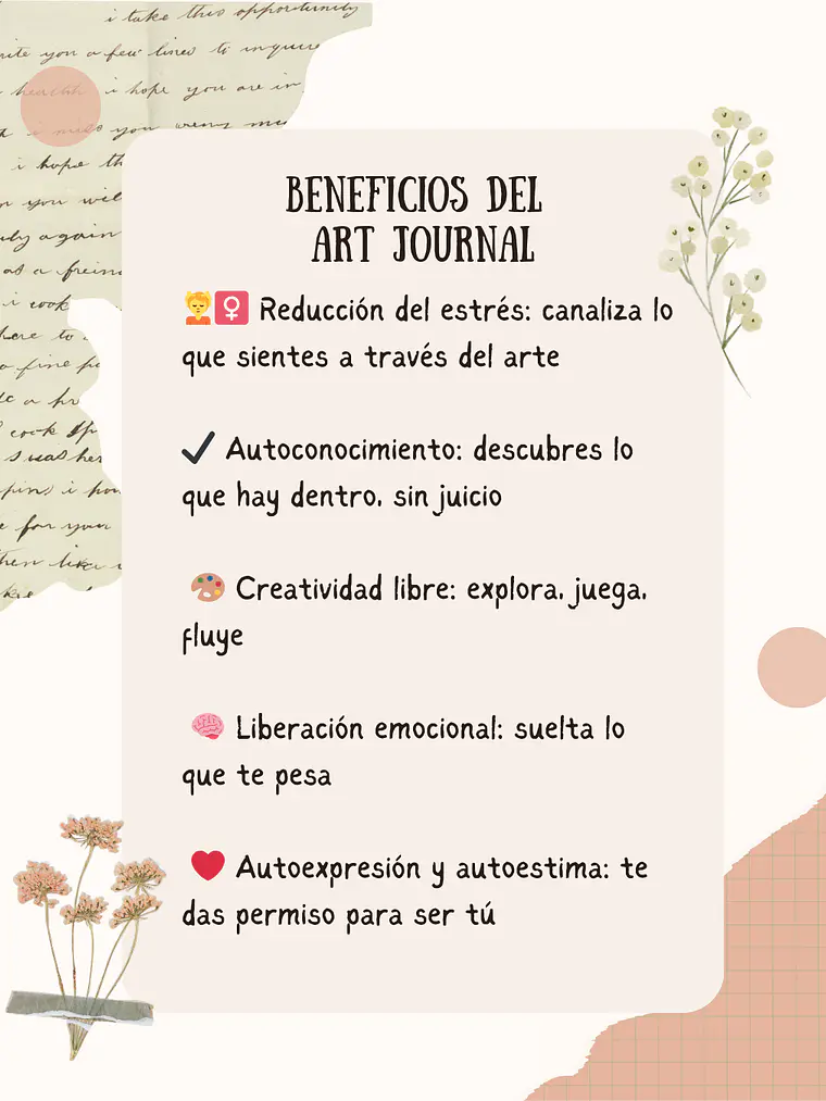 Taller Art Journal: Liberación de emociones - Sábado 11 de abril -  Viña del Mar 2