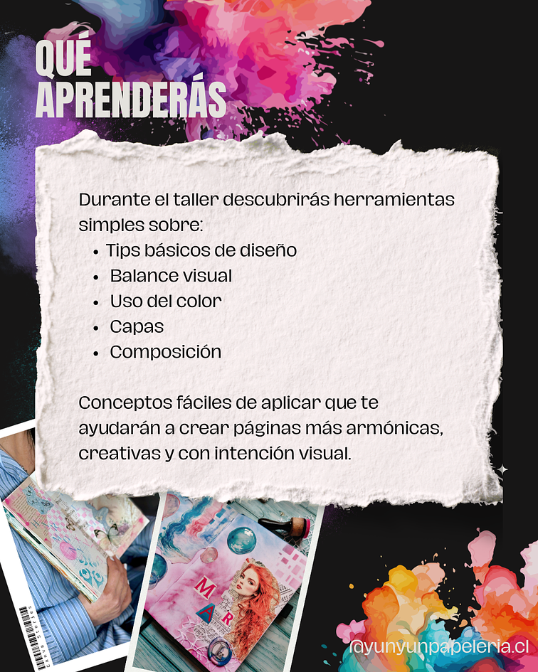 Taller Art Journal: Diseño Creativo – Composición y Estética - 9 de Mayo - Viña del Mar