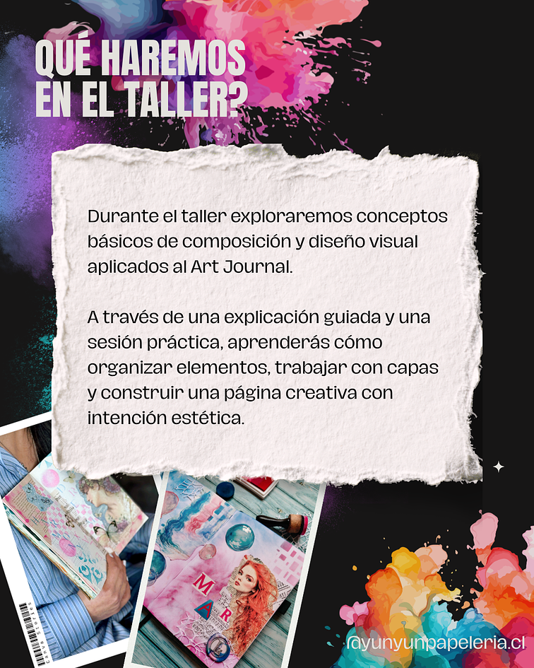 Taller Art Journal: Diseño Creativo – Composición y Estética - 9 de Mayo - Viña del Mar