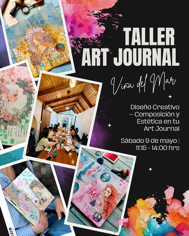 Taller Art Journal: Diseño Creativo – Composición y Estética - 9 de Mayo - Viña del Mar