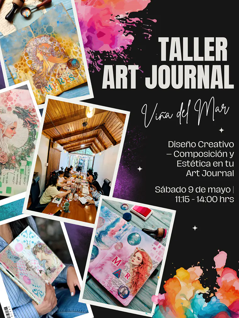 Taller Art Journal: Diseño Creativo – Composición y Estética - 9 de Mayo - Viña del Mar 1