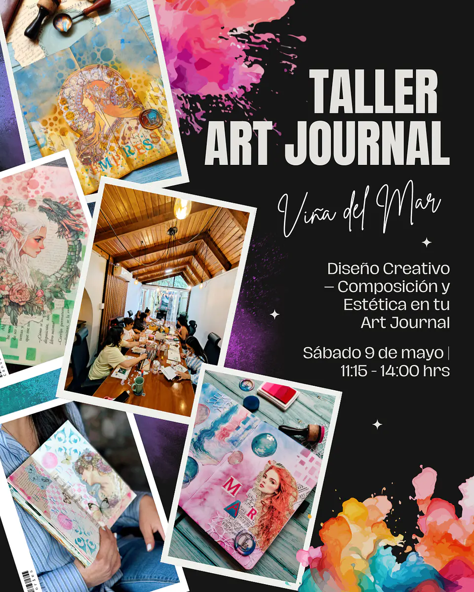 Taller Art Journal: Diseño Creativo – Composición y Estética - 9 de Mayo - Viña del Mar 1