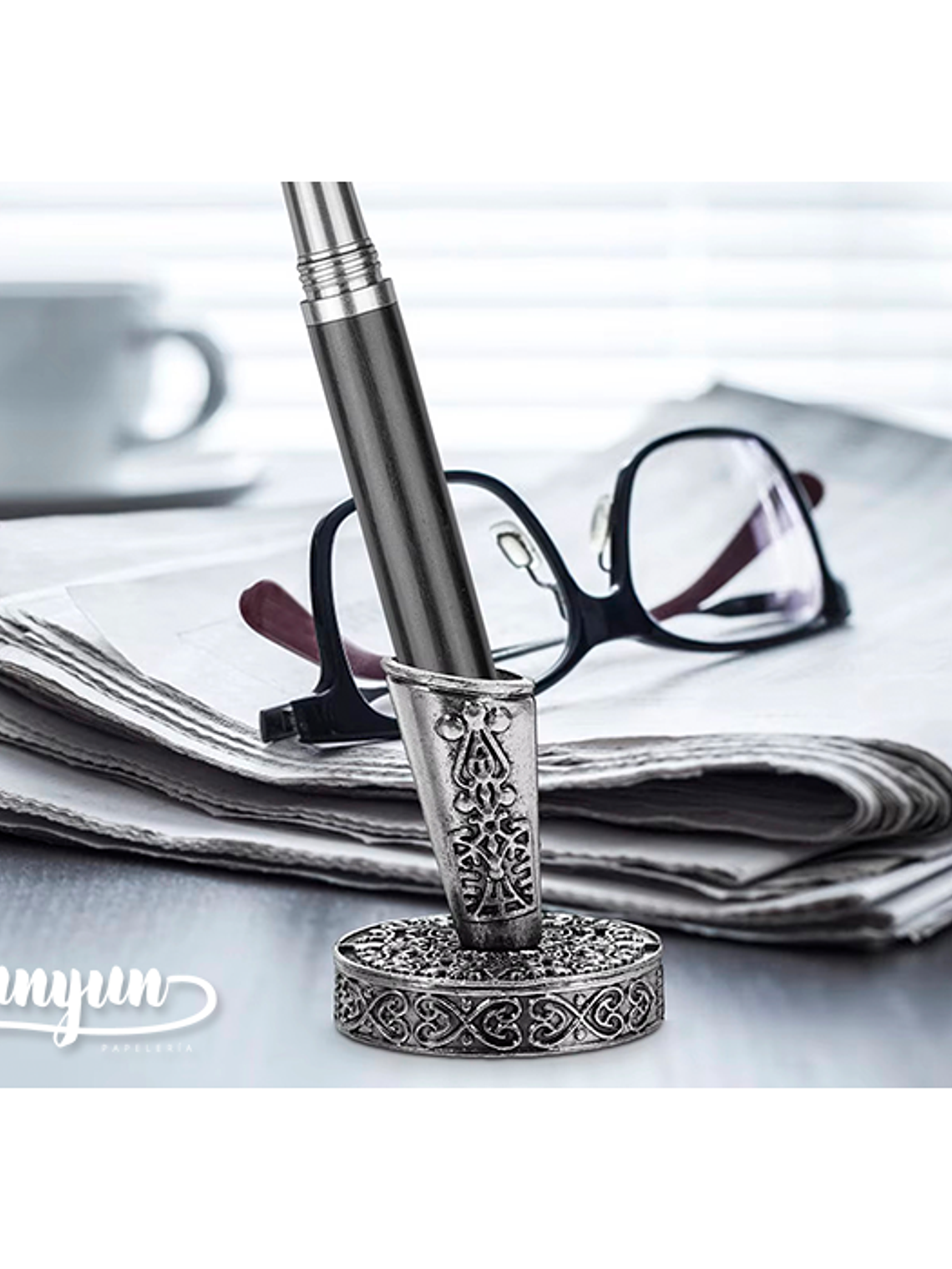 Posa Pluma Plateado 2