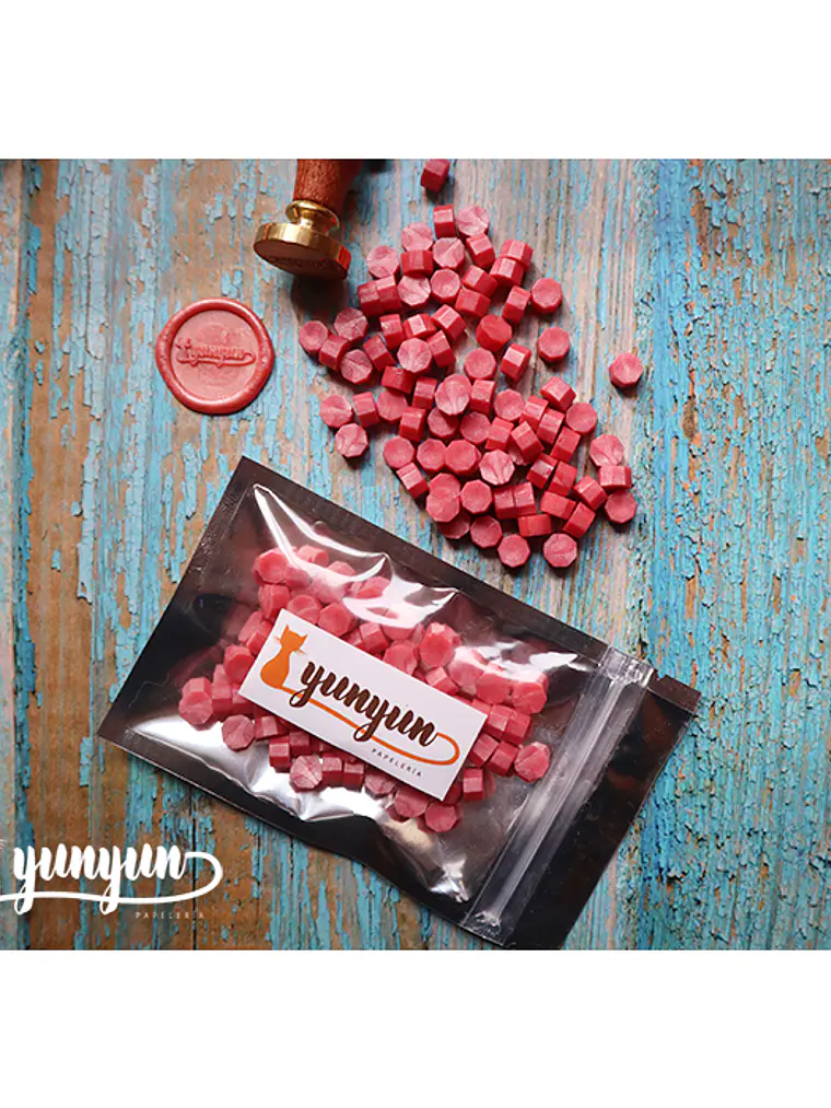 Lacre Sandía Perlado - 100 pzas 1