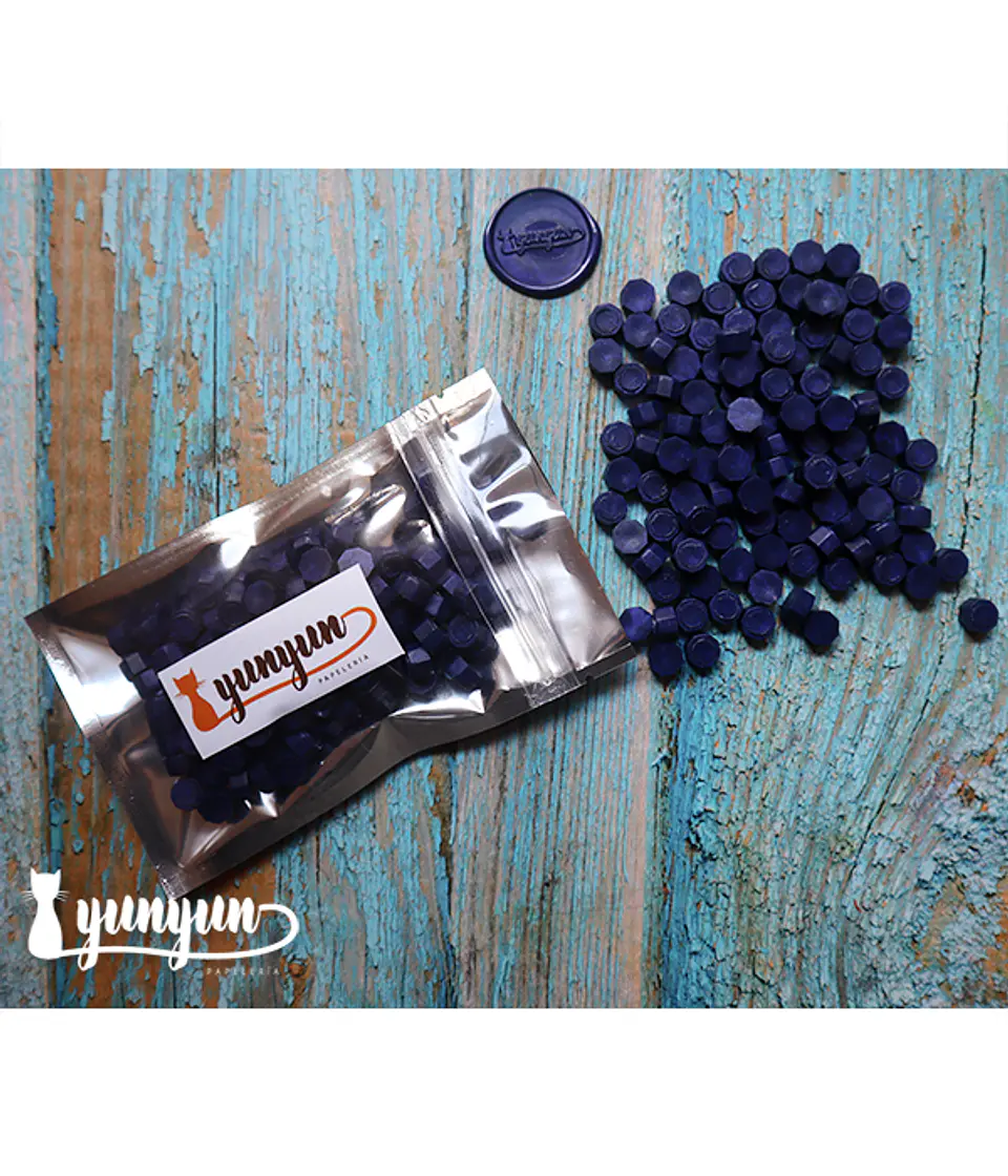 Lacre Azul Oscuro Perlado - 1000 pzas 4