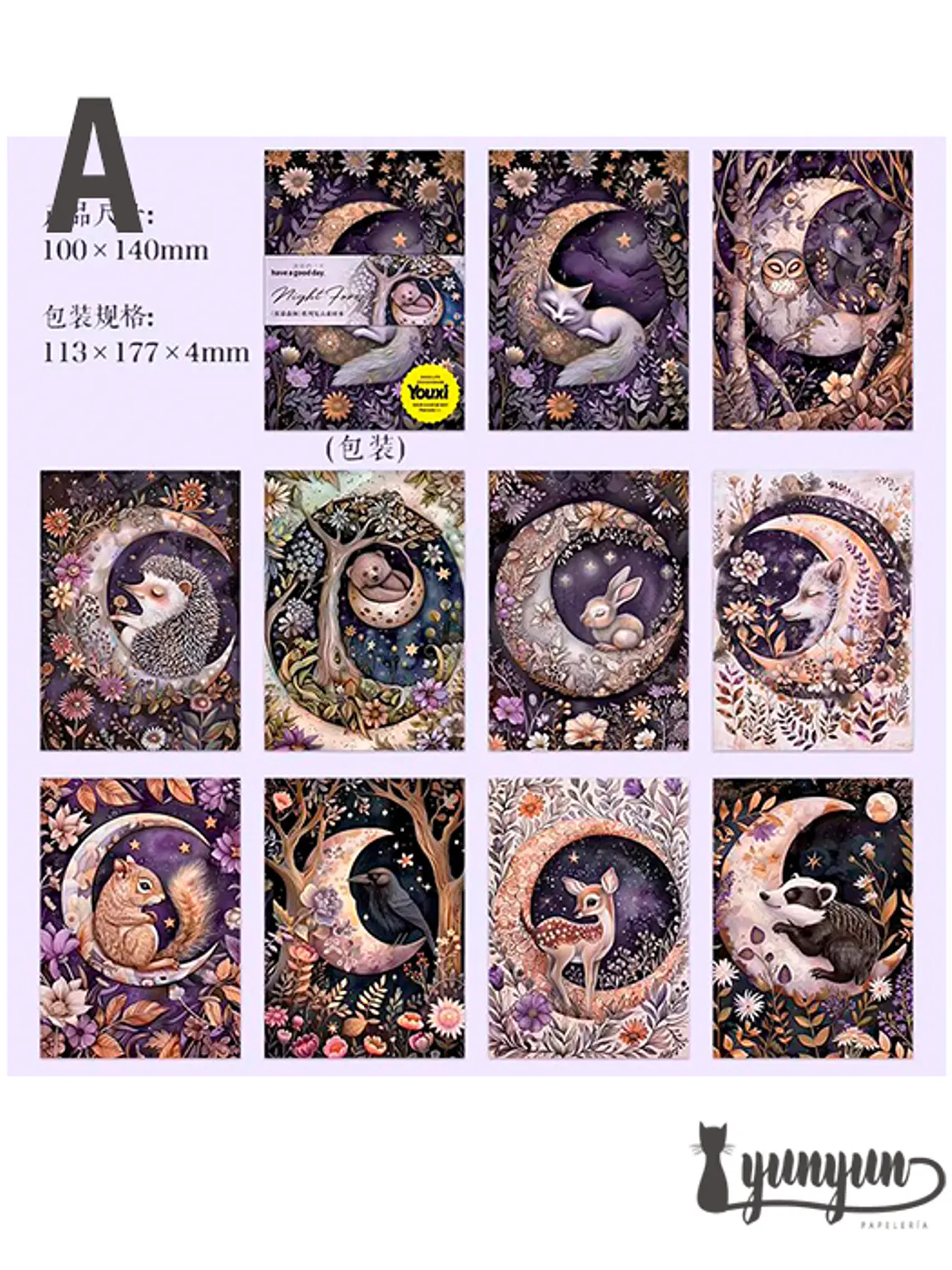 Papeles Animales del Bosque - 30 pzas 8