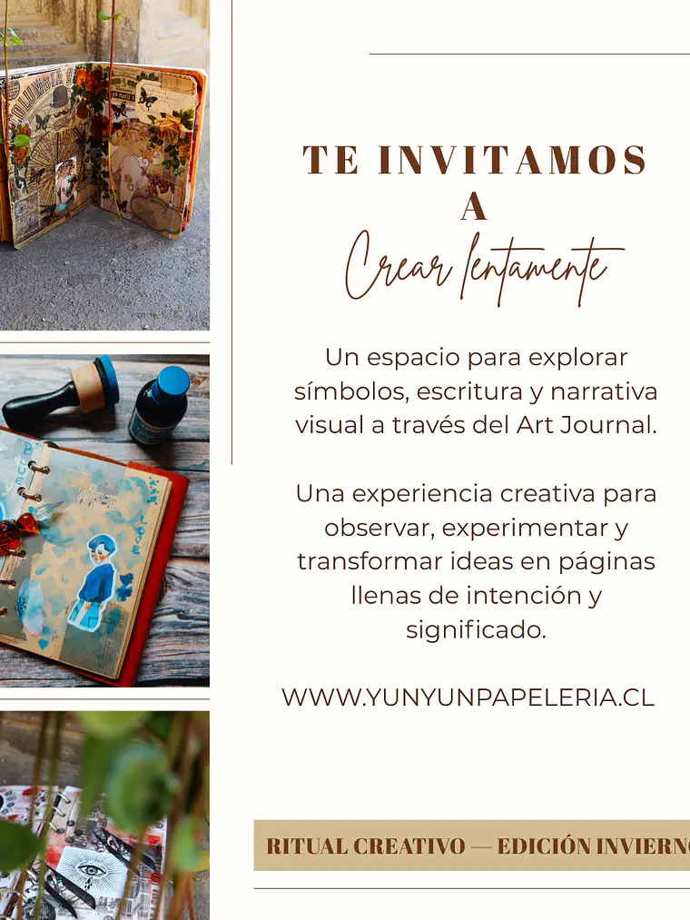 Taller Art Journal: Ritual Creativo — Edición Invierno | 11 de julio - Viña del Mar 6