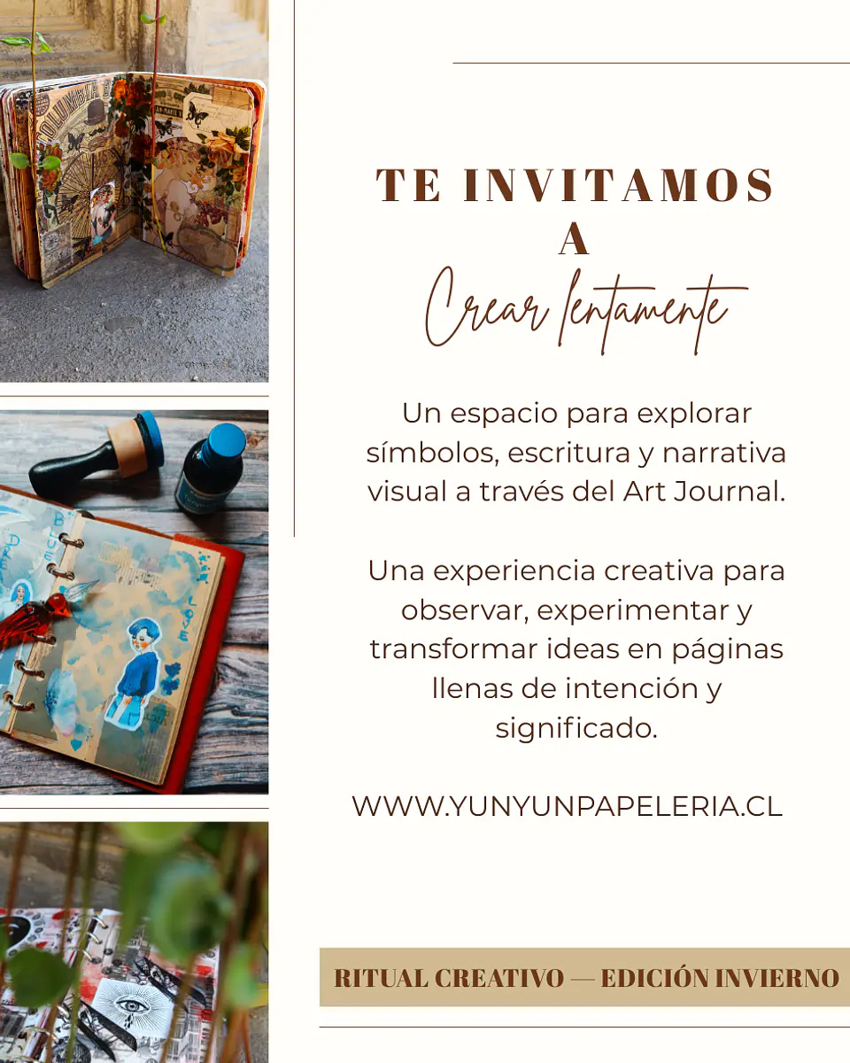 Taller Art Journal: Ritual Creativo — Edición Invierno | 11 de julio - Viña del Mar 6