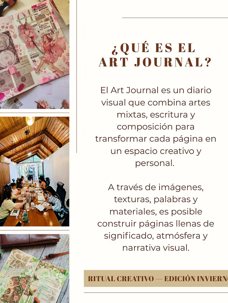 Taller Art Journal: Ritual Creativo — Edición Invierno | 11 de julio - Viña del Mar 2