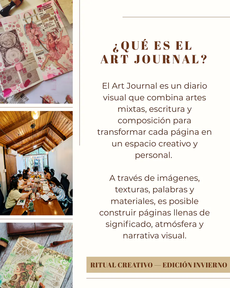 Taller Art Journal: Ritual Creativo — Edición Invierno | 11 de julio - Viña del Mar 2