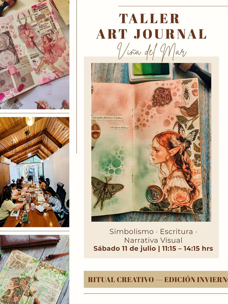Taller Art Journal: Ritual Creativo — Edición Invierno | 11 de julio - Viña del Mar 1