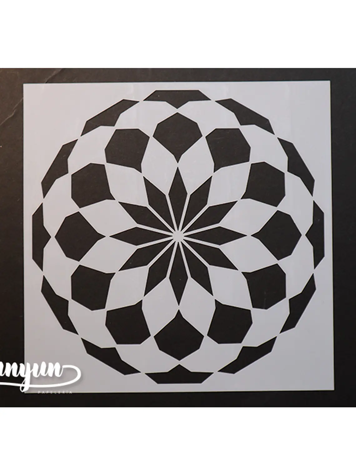 Stencil Diseño Op IV - 15x15cm 1