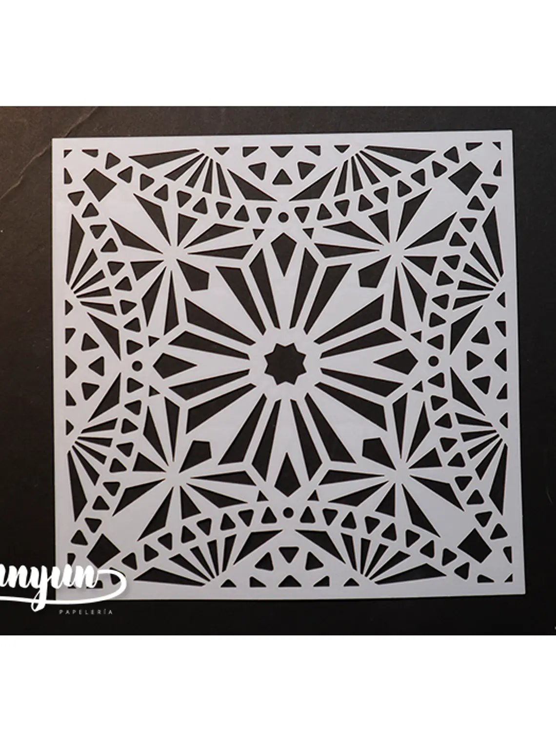 Stencil Diseño Estrella II - 15x15cm 1