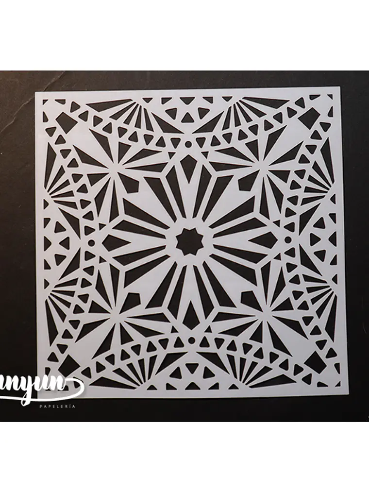 Stencil Diseño Estrella II - 15x15cm 1
