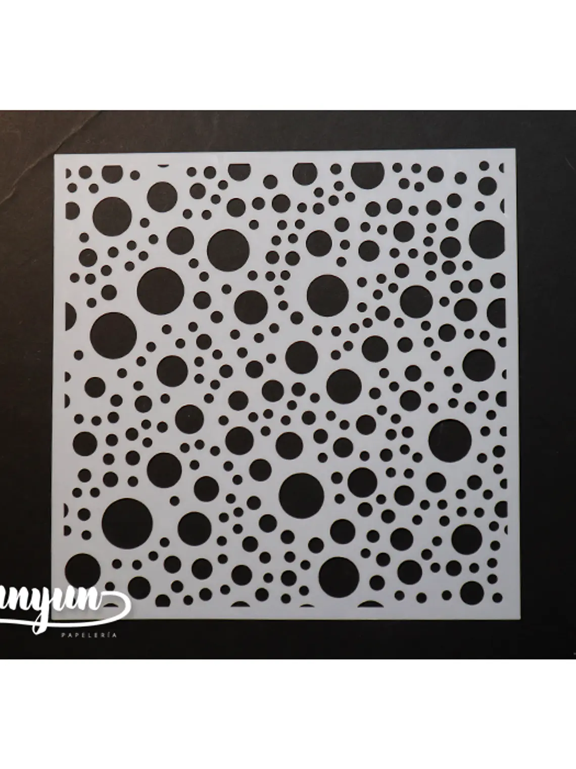 Stencil Circulos II - 15x15cm 1
