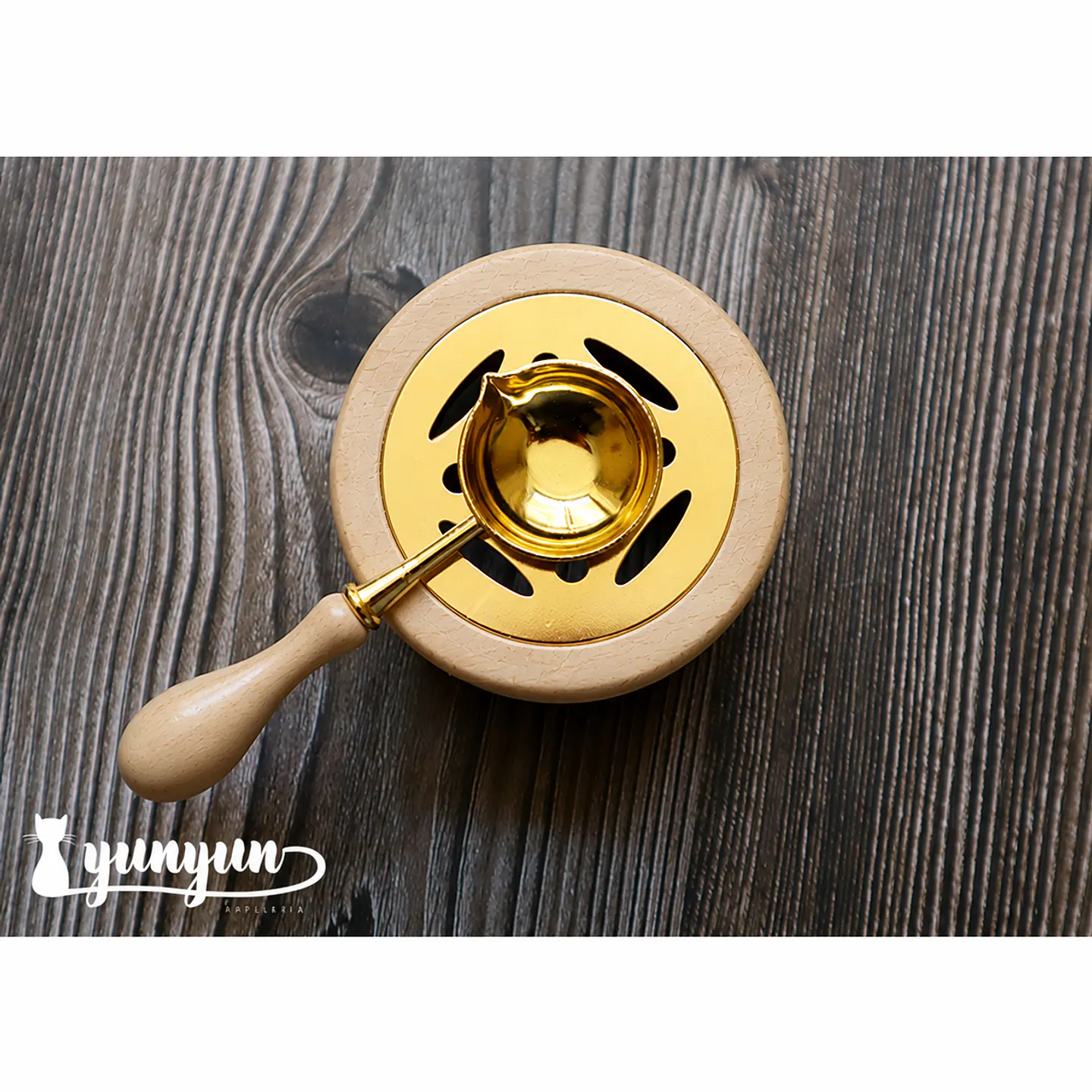 Horno + Cuchara para Sellos de Lacre - Beige 2