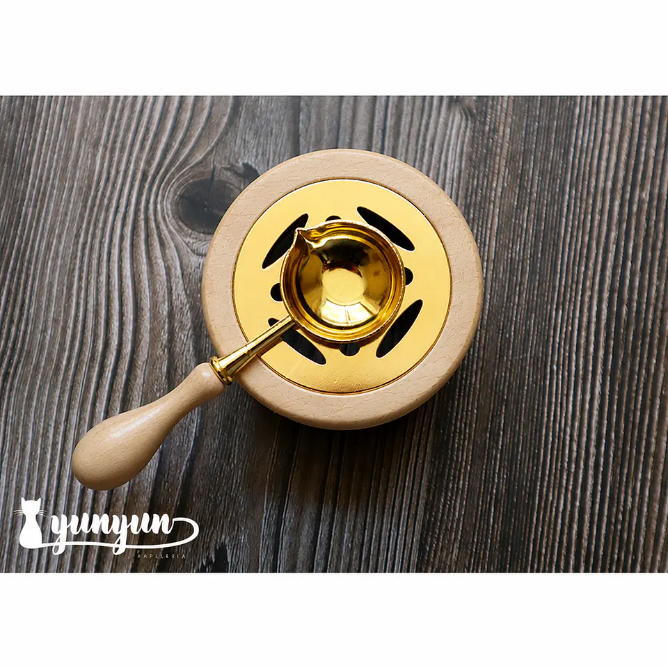 Horno + Cuchara para Sellos de Lacre - Beige 2