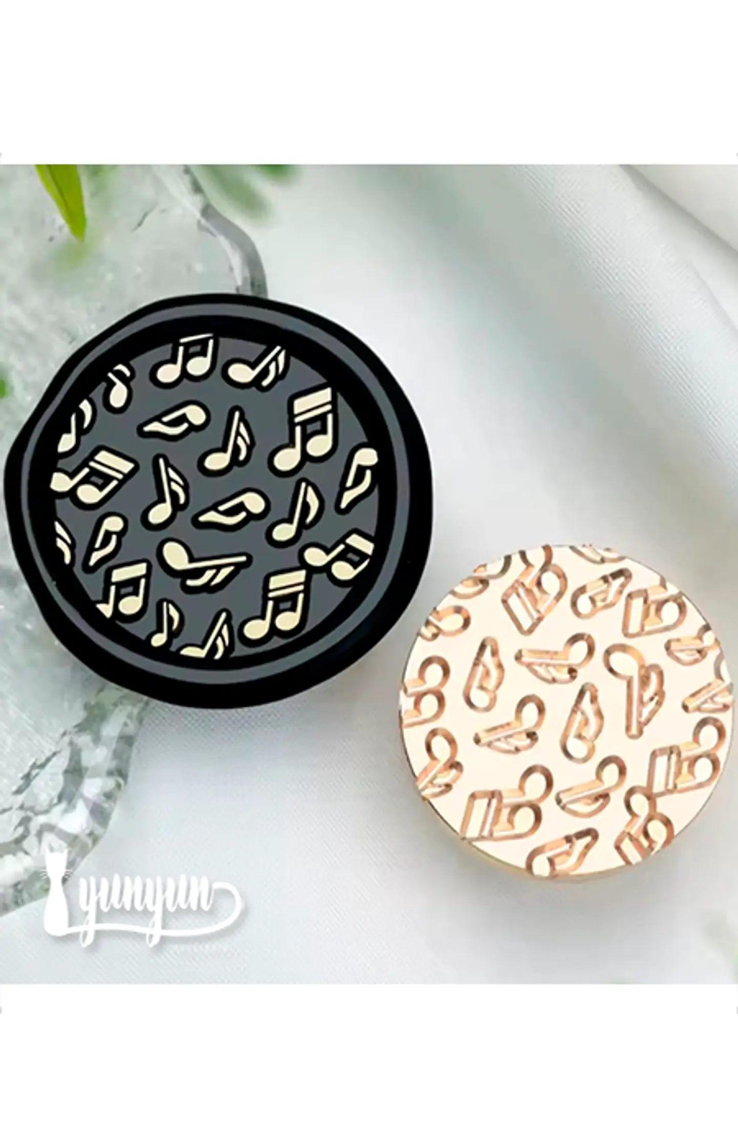 Sellos para Lacre Notas Musicales - 2,5cm 1