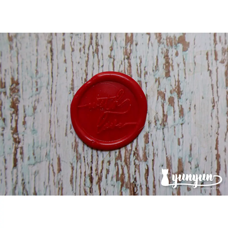 Sello de Lacre Autoadhesivo 10 pzas – Para Packaging y Regalos (Rojo) 10